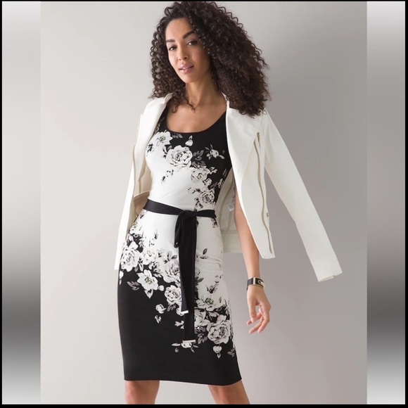 White House Black Market Dresses & Skirts - White House Black Market Sleeveless Reversible Matte Jersey Dress